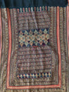 174 Yao Tunic Robe 1 - Hand Spun Cotton & Embroidery-WOVENSOULS-Antique-Vintage-Textiles-Art-Decor