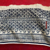 1744 Vintage White Trouser Yao Tribal Embroidery Textile Art - Trouser Cuffs-WOVENSOULS Antique Textiles &amp; Art Gallery