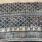 1744 Vintage White Trouser Yao Tribal Embroidery Textile Art - Trouser Cuffs-WOVENSOULS Antique Textiles &amp; Art Gallery