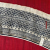 1744 Vintage White Trouser Yao Tribal Embroidery Textile Art - Trouser Cuffs-WOVENSOULS Antique Textiles &amp; Art Gallery