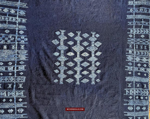 1753 Antique Mahmoudi Bakhnoug Shawl - Textile Art Masterpiece-WOVENSOULS Antique Textiles &amp; Art Gallery