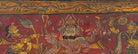 1760 Old Wood Chest w Krishna Paintings - Odisha-WOVENSOULS Antique Textiles &amp; Art Gallery