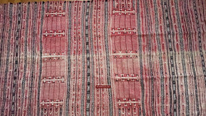 1768 Antique Tunisian Mushtia Mouchtiya Shawl-WOVENSOULS Antique Textiles &amp; Art Gallery