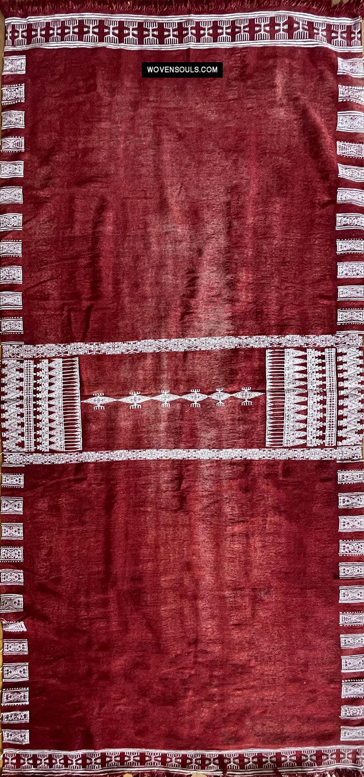 1769 Old Bakhnoug Shawl - Textile Art Masterpiece-WOVENSOULS Antique Textiles &amp; Art Gallery