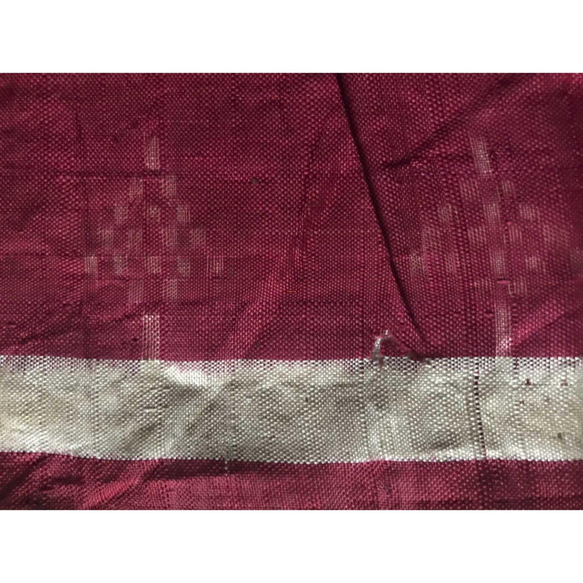 196 SOLD - RARE Old Weaver's Heirloom Patan Patola Double Ikat Sari Fragment with Zari-WOVENSOULS-Antique-Vintage-Textiles-Art-Decor