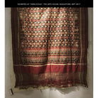 196 SOLD - RARE Old Weaver's Heirloom Patan Patola Double Ikat Sari Fragment with Zari-WOVENSOULS-Antique-Vintage-Textiles-Art-Decor