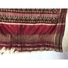 196 SOLD - RARE Old Weaver's Heirloom Patan Patola Double Ikat Sari Fragment with Zari-WOVENSOULS-Antique-Vintage-Textiles-Art-Decor