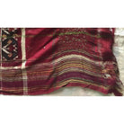 196 SOLD - RARE Old Weaver's Heirloom Patan Patola Double Ikat Sari Fragment with Zari-WOVENSOULS-Antique-Vintage-Textiles-Art-Decor