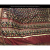 196 SOLD - RARE Old Weaver's Heirloom Patan Patola Double Ikat Sari Fragment with Zari-WOVENSOULS-Antique-Vintage-Textiles-Art-Decor