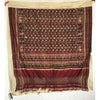 196 SOLD - RARE Old Weaver's Heirloom Patan Patola Double Ikat Sari Fragment with Zari-WOVENSOULS-Antique-Vintage-Textiles-Art-Decor