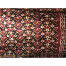 196 SOLD - RARE Old Weaver's Heirloom Patan Patola Double Ikat Sari Fragment with Zari-WOVENSOULS-Antique-Vintage-Textiles-Art-Decor