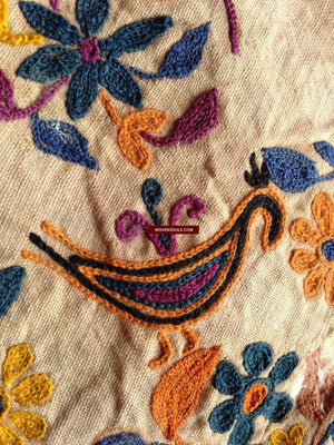 199 SOLD Vintage Embroidered Handmade Trousseau / Dowry Bag-WOVENSOULS-Antique-Vintage-Textiles-Art-Decor
