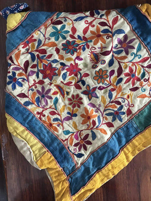 200 SOLD Vintage Embroidered Handmade Bag - Bokcha or Gabchi - Saurasthra Gujarat SOLD-WOVENSOULS-Antique-Vintage-Textiles-Art-Decor