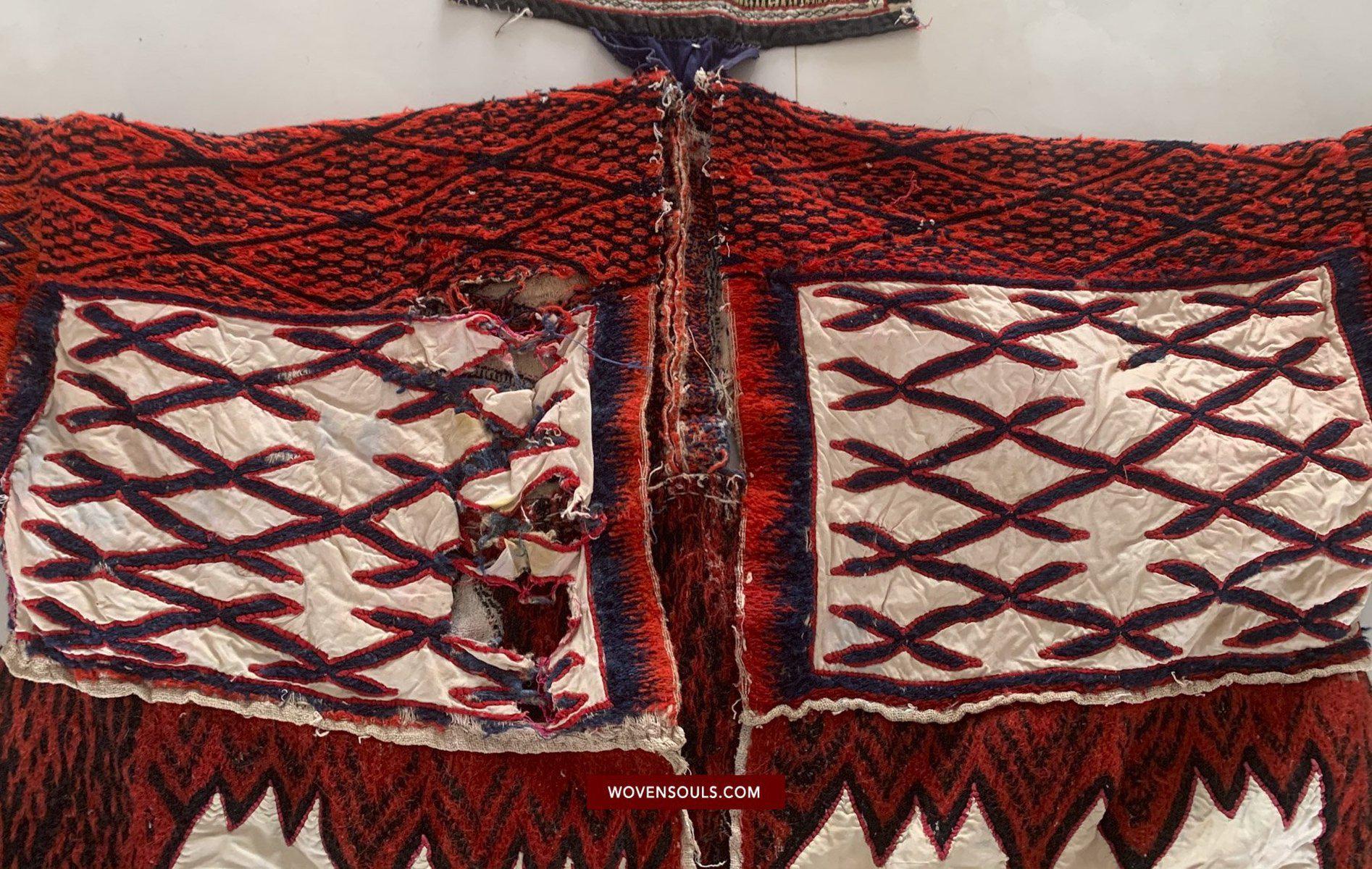 228-B Fragment of Cape of the Miao People Weining, Ethnic Minority China-WOVENSOULS-Antique-Vintage-Textiles-Art-Decor