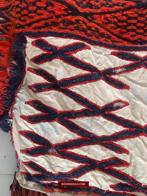 228-B Fragment of Cape of the Miao People Weining, Ethnic Minority China-WOVENSOULS-Antique-Vintage-Textiles-Art-Decor