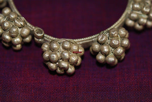 336 Vintage Silver Gajra Garland Bangles -Indian Jewelry Ornament-WOVENSOULS-Antique-Vintage-Textiles-Art-Decor