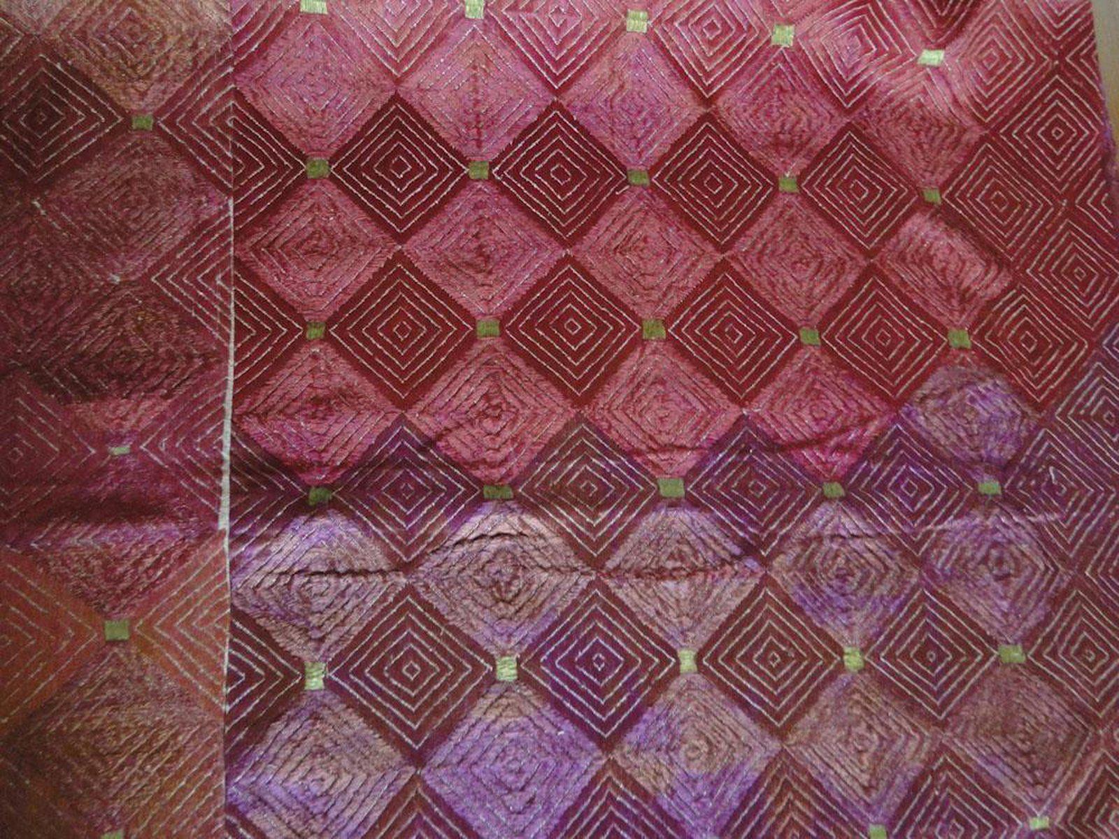 426 Thirma Bagh Phulkari Embroidery Textile-WOVENSOULS-Antique-Vintage-Textiles-Art-Decor