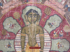 430 SOLD Old Jain Pichvai Painting with Lok Purush & Cosmological chart-WOVENSOULS-Antique-Vintage-Textiles-Art-Decor