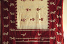 433-B SOLD SUPERB Orissa Tribal Koraput Kotpad HUNTING Shawl-WOVENSOULS-Antique-Vintage-Textiles-Art-Decor