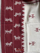 433-B SOLD SUPERB Orissa Tribal Koraput Kotpad HUNTING Shawl-WOVENSOULS-Antique-Vintage-Textiles-Art-Decor