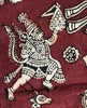 439 Mata Ni Pachedi Kalamkari Art Painting-WOVENSOULS-Antique-Vintage-Textiles-Art-Decor