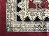 439 Mata Ni Pachedi Kalamkari Art Painting-WOVENSOULS-Antique-Vintage-Textiles-Art-Decor