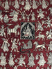 439 Mata Ni Pachedi Kalamkari Art Painting-WOVENSOULS-Antique-Vintage-Textiles-Art-Decor