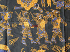 443 Javanese Figurative Batik Art - Ceremonial Procession-WOVENSOULS-Antique-Vintage-Textiles-Art-Decor