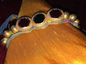 482 Ancestral Rabari Tribal Necklace Choker-WOVENSOULS-Antique-Vintage-Textiles-Art-Decor
