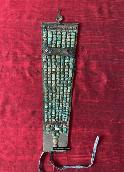 489 Rare Indian Heirloom Perak Ladakh Jewelry-WOVENSOULS Antique Textiles & Art Gallery