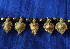 490 Old Gold Jewelry - Kolhapuri Saj Wedding Necklace-WOVENSOULS-Antique-Vintage-Textiles-Art-Decor