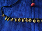 490 Old Gold Jewelry - Kolhapuri Saj Wedding Necklace-WOVENSOULS-Antique-Vintage-Textiles-Art-Decor