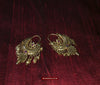 496 Old Gold Jewelry Earrings - India-WOVENSOULS-Antique-Vintage-Textiles-Art-Decor