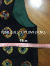 5130 Superb Vintage Tibetan Tie-Dye Pashmina Wool Vest-WOVENSOULS-Antique-Vintage-Textiles-Art-Decor