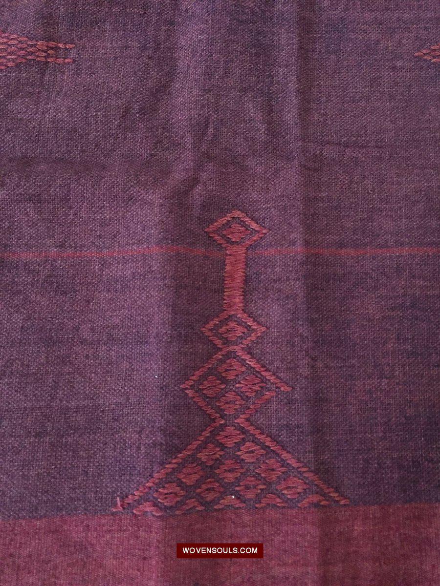 E5214- Orissa Tribal Koraput Kotpad Cotton Shawl-WOVENSOULS-Antique-Vintage-Textiles-Art-Decor