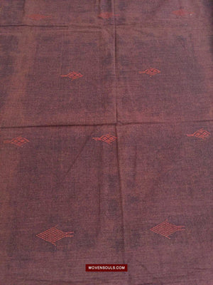 E5214- Orissa Tribal Koraput Kotpad Cotton Shawl-WOVENSOULS-Antique-Vintage-Textiles-Art-Decor