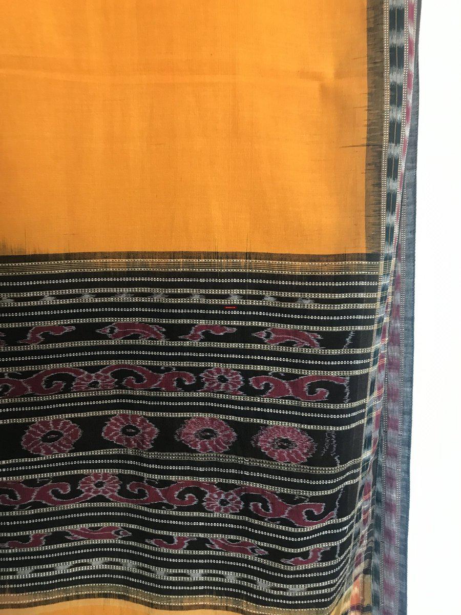 5219 Ikat Stole from Odisha - SOLD-WOVENSOULS-Antique-Vintage-Textiles-Art-Decor