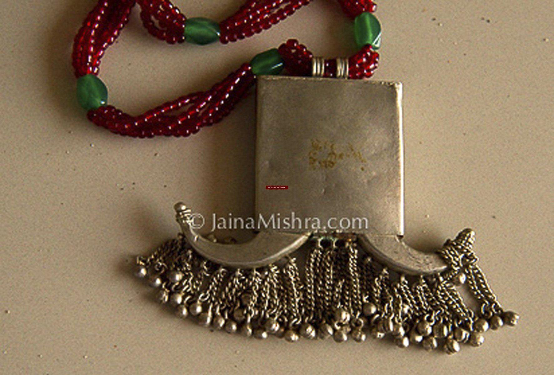 5223 SOLD Vintage Traditional Garo Tribal Necklace - North East India-WOVENSOULS-Antique-Vintage-Textiles-Art-Decor