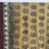 5304 Scarf / Stole / Wrap / Cravat Cotton Hybrid Handloom Textile Art - Ikat & Block Print-WOVENSOULS-Antique-Vintage-Textiles-Art-Decor