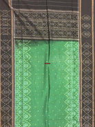 5305 SOLD Striking Cotton Ikat Hand woven Shawl Scarf from Odisha - Indian Textile Art-WOVENSOULS-Antique-Vintage-Textiles-Art-Decor