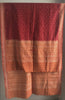 5306 Scarf / Stole / Wrap / Cravat Cotton Handloom Textile Art Ikat from Odisha-WOVENSOULS-Antique-Vintage-Textiles-Art-Decor