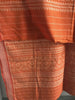 5306 Scarf / Stole / Wrap / Cravat Cotton Handloom Textile Art Ikat from Odisha-WOVENSOULS-Antique-Vintage-Textiles-Art-Decor