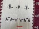 E5306 SUPERB Orissa Tribal Koraput Figurative Ceremonial Shawl-WOVENSOULS-Antique-Vintage-Textiles-Art-Decor