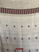 E5307 - Large Orissa Tribal Koraput Kotpad Raw Silk Shawl-WOVENSOULS-Antique-Vintage-Textiles-Art-Decor