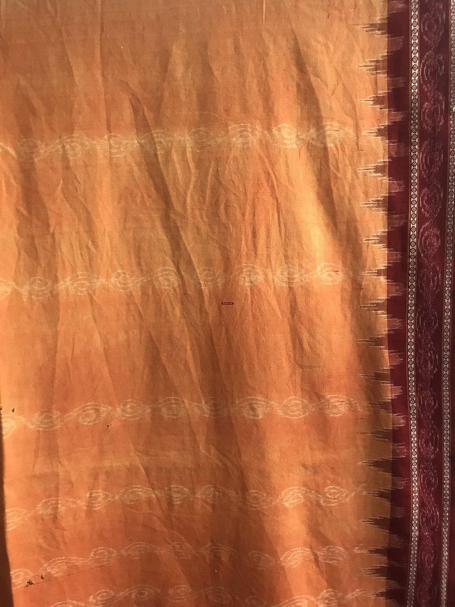5309 VERKAUFT Vintage Ikat Schultertuch von Odisha - Hervorragende Erdfarben-WOVENSOULS-Antike-Vintage-Textilien-Kunst-Dekor