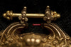 531 - KirtiMukh Gold Earrings Western India - SOLD-WOVENSOULS-Antique-Vintage-Textiles-Art-Decor