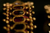 532 Large Gold Earrings Kutch, Gujarat-WOVENSOULS-Antique-Vintage-Textiles-Art-Decor