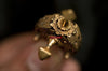 534 Old Trousseau Gold Earring Southern India - 1800s-WOVENSOULS-Antique-Vintage-Textiles-Art-Decor