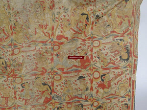 549 Balinese Star Calendar Palelitangan Kamasan Painting-WOVENSOULS-Antique-Vintage-Textiles-Art-Decor