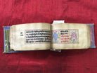 565 SOLD Indian Sanskrit Manuscript - Bhagvat Gita with Miniature Paintings-WOVENSOULS-Antique-Vintage-Textiles-Art-Decor